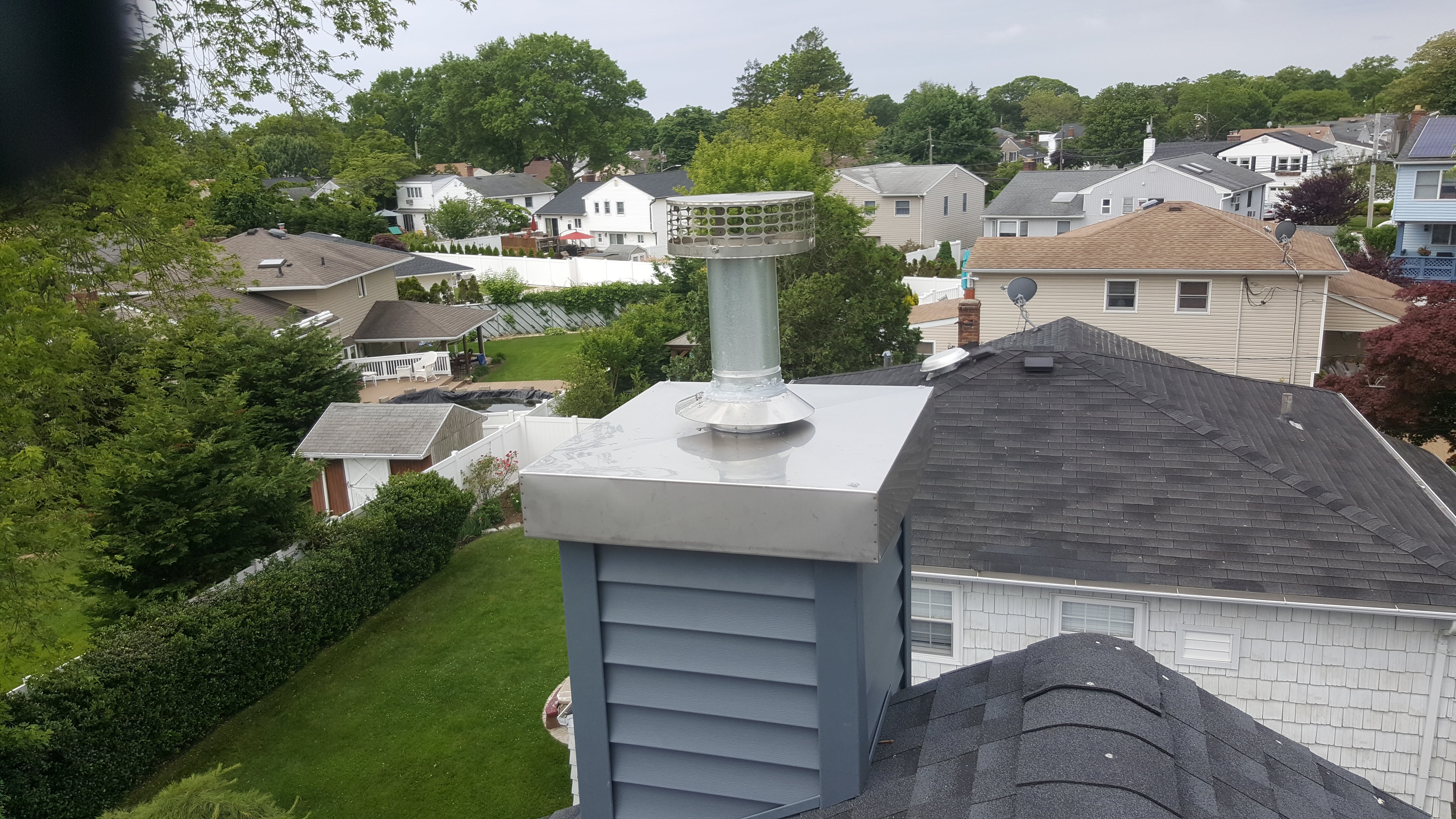 Energy-saving top sealing damper installed in Syosset, New York